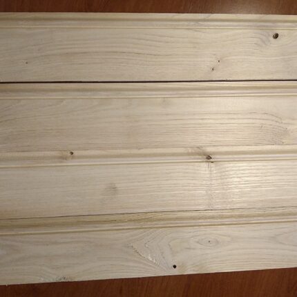 Rodapié madera barnizado marrón 2.4 m