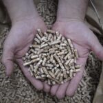 Pellets de madera en palet de 77 sacos de 15 kilos